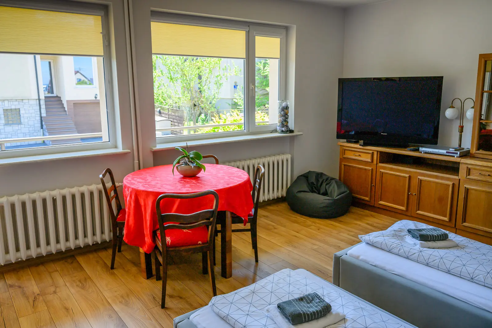 Apartament nr 1 w Rewie - jasny pokój